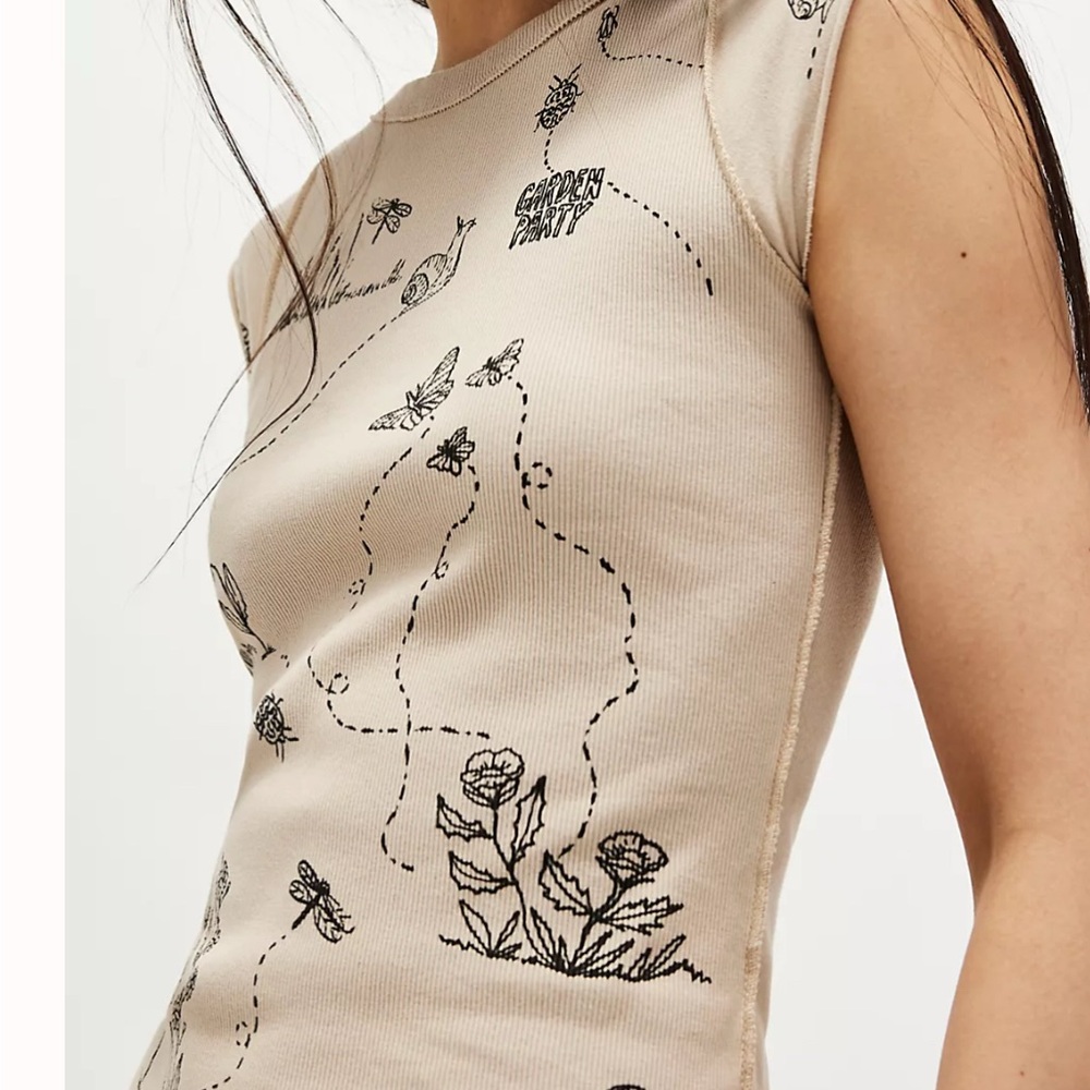 🔥 NWT Free People Garden Party Shirt